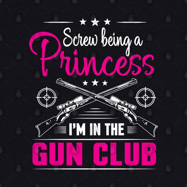 Gun Club Shooting Range Shooter Girls Women Gift by Krautshirts